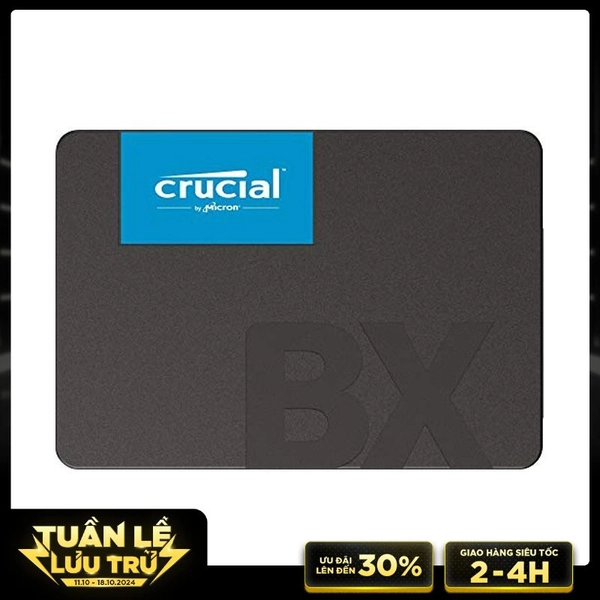 SSD Crucial BX500 500GB 3D NAND 2.5-Inch SATA III CT500BX500SSD1 - Ảnh 2
