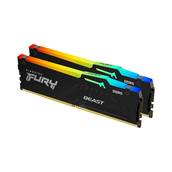 Ram PC Kingston Fury Beast RGB 16GB 5600MHz DDR5 (2x8GB) KF556C40BBAK2-16 #2